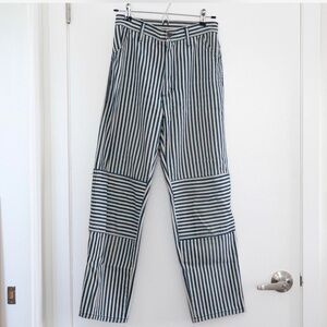 Lykke Wullf Muir workwear stripe jeans size 2
